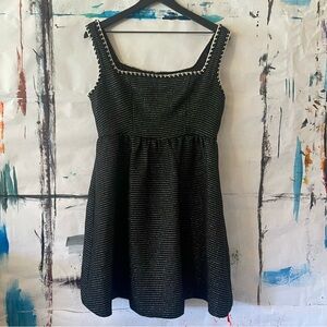 Cider Tweed U-Nexkline Solid Mini Dress,  NWT, Size M, Little Black Dress